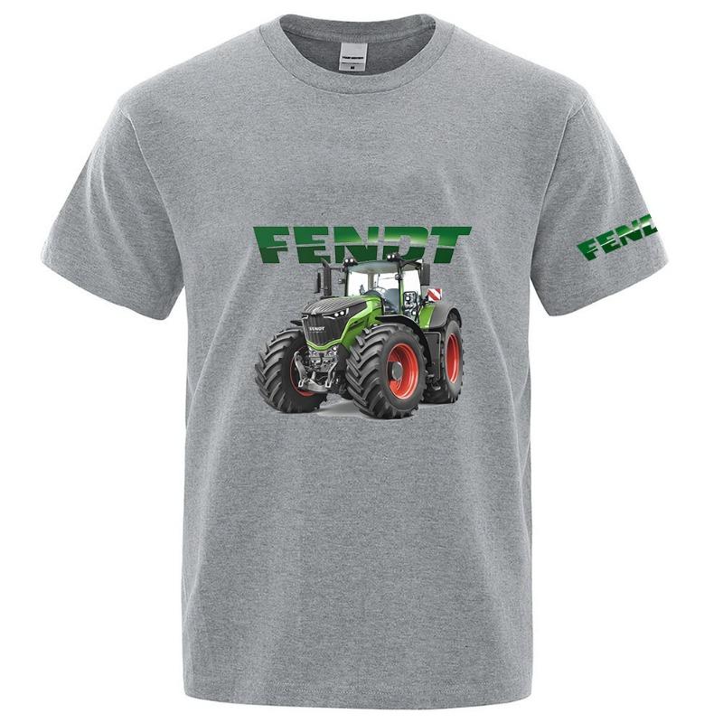 Traktor FENDT Logo Aufdruck Sommer Herren Schnelltrockend Sport Mode Herren 2026 Kurze Ärmel Sommer Freizeit Atmungsaktives T-Shirt