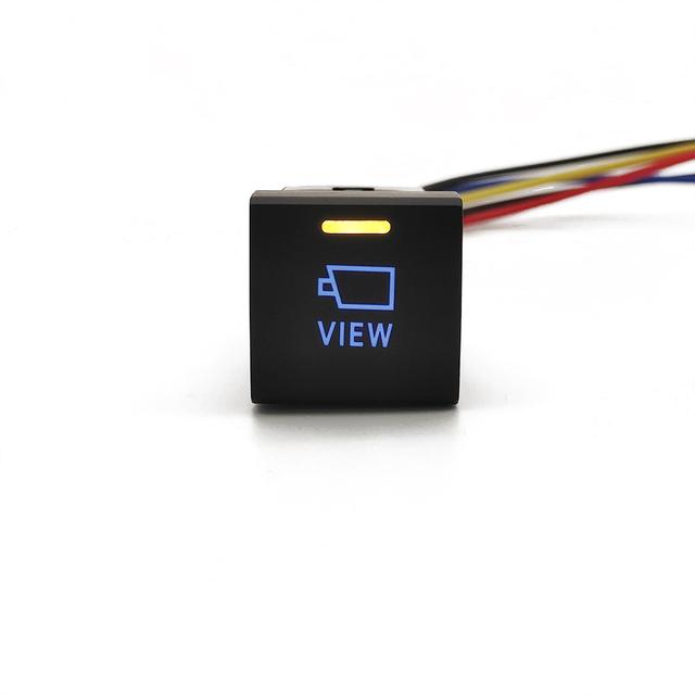 1 Pc Car LED Light Bar Power On Off Camera View Switch Button For Toyota Camry V70 2018 Rav4 Corolla Altis  prado 150