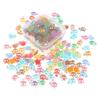 100Pcs Mini Resin Turtle Charms Rainbow Laser Tortoise Ornament Small Figurine For Diy Jewelry Making Keyring Handmade Crafts