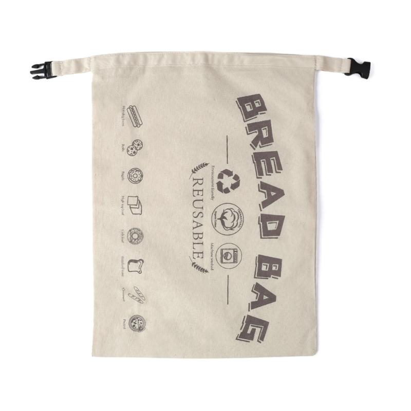 Washable Bees Wax Bread Bag Washable Practical Cotton Fabric Food Storage Solution For Kitchen Essential
