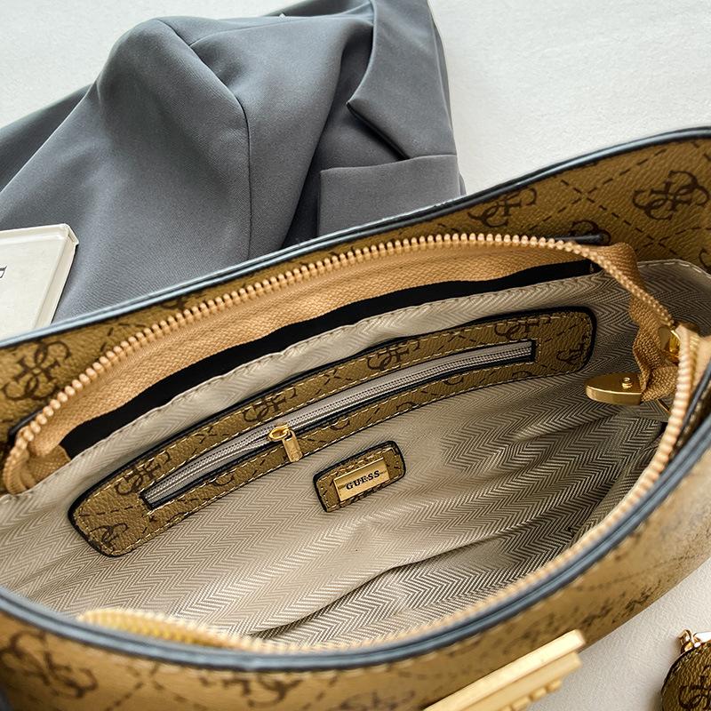 Nová crossbody taška ve tvaru půlměsíce pro matku a dítě - Elegantní dámská taška přes rameno s evropským a americkým květinovým designem