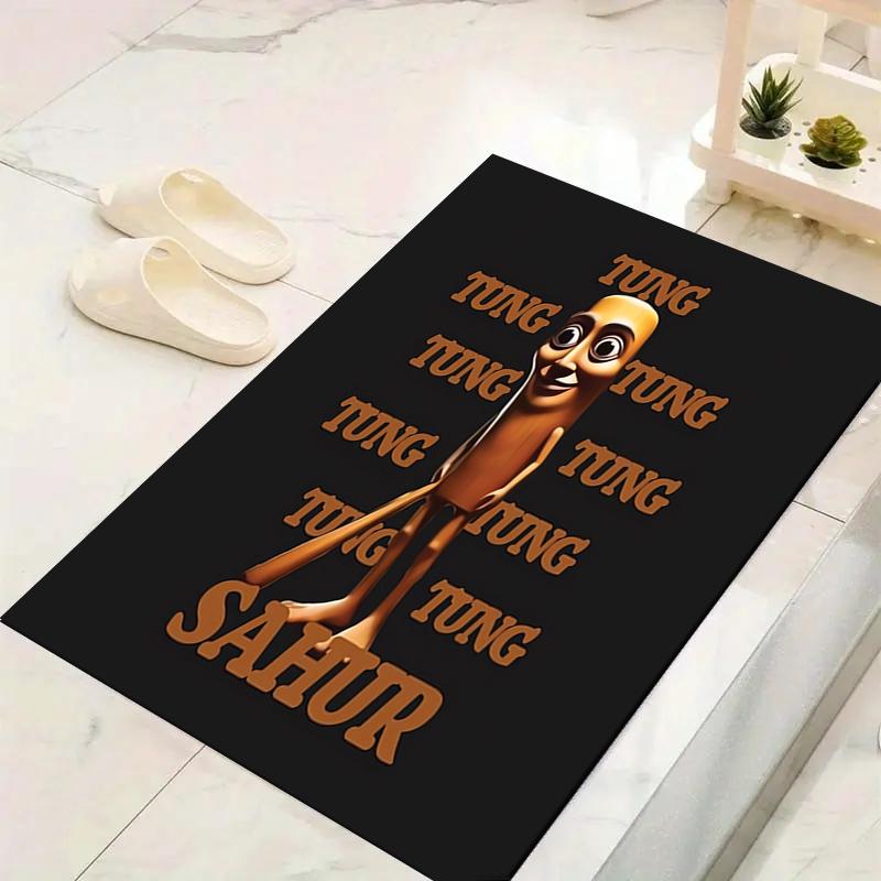 1Pc Snack Adventure Rug, Office Carpet Indoor Outdoor Doormat, Non-Slip, Comfortable, Living, Christmas Halloween,  Xmas Gift L1482