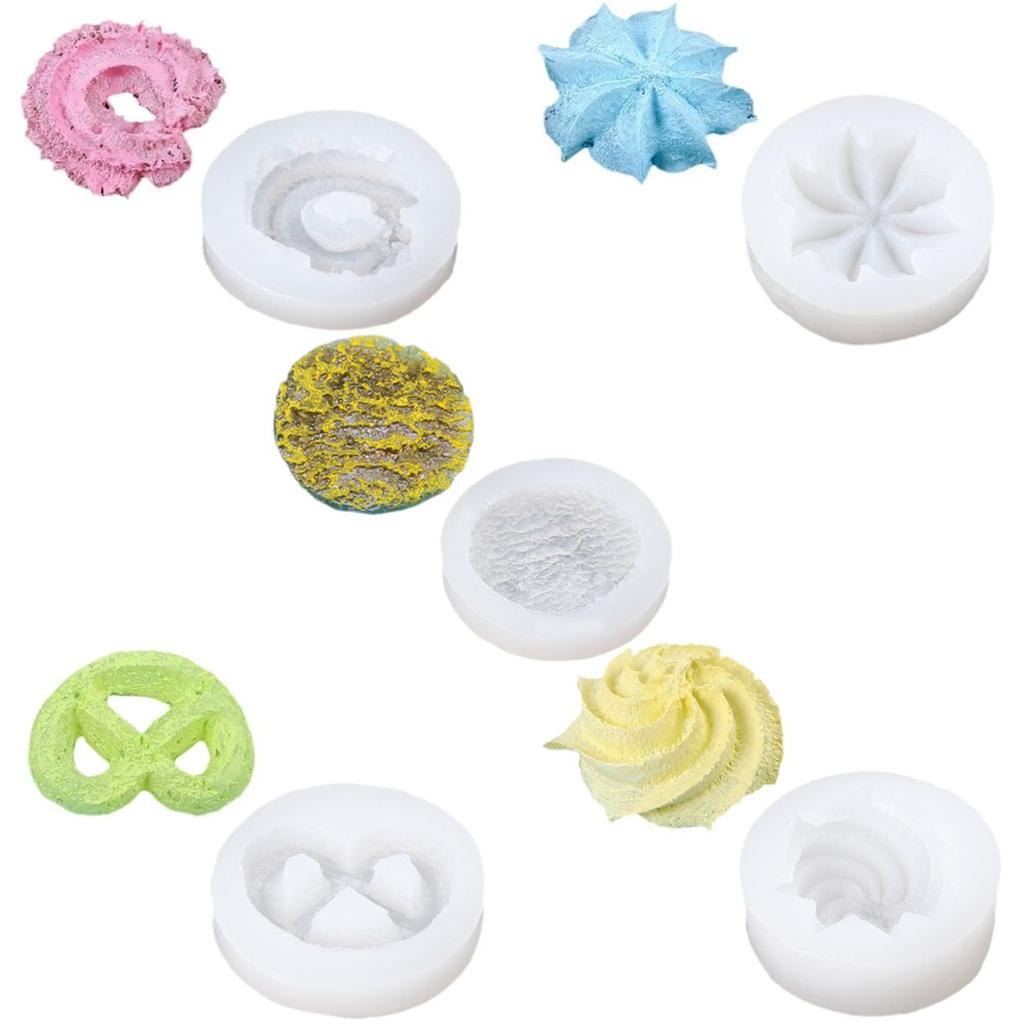 Various Cookie Shape Fondant Cake Decorating Silicone Mold Pastry Chocolate Mould Candy Ice Cream Mold DIY Baking Tool