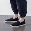 Sommer neue Fischer Schuhe Herren fliegendes gewebtes Mesh atmungsaktive alte Peking Stoffschuhe ein Pedal chinesischer Stil Freizeitschuhe