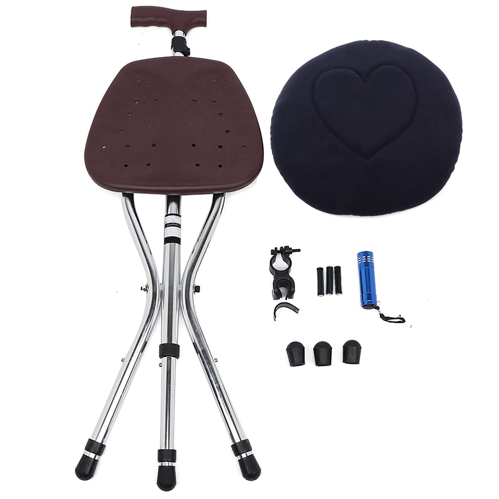 

Регулируемый складной стул-трость из алюминиевого сплава с сиденьем