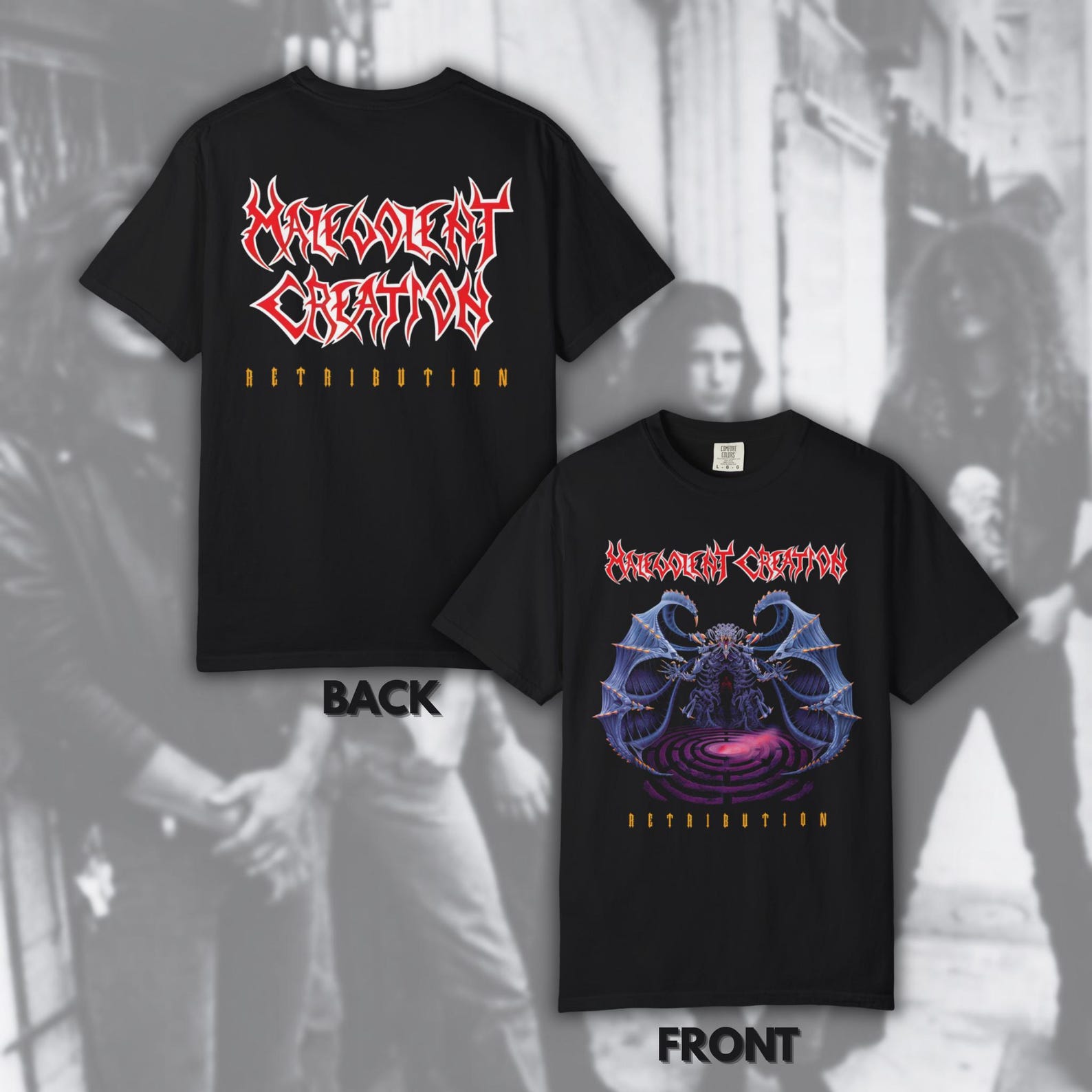 Malevolent Creation - Retribution 1 | Size- S, M, L, XL, 2-4 XL S