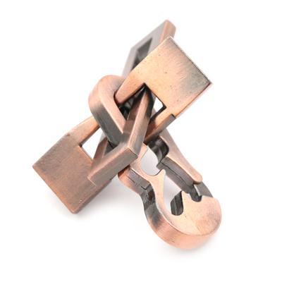 Classic Metal Puzzle Iq Mind Brain Teaser Educational Kids Adults Toy Gift