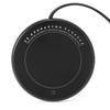 Aluminum Alloy Coffee Cup Mug Warmer Thermostatic Heating Plate Coaster Chinese Plug  Black