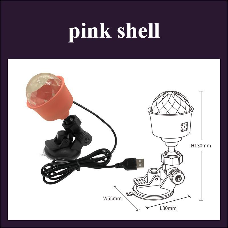 Mini Multicolor USB Projector Light Night Light for Home Bedroom Party Decor Disco Light Kids Room Decoration Christmas Party