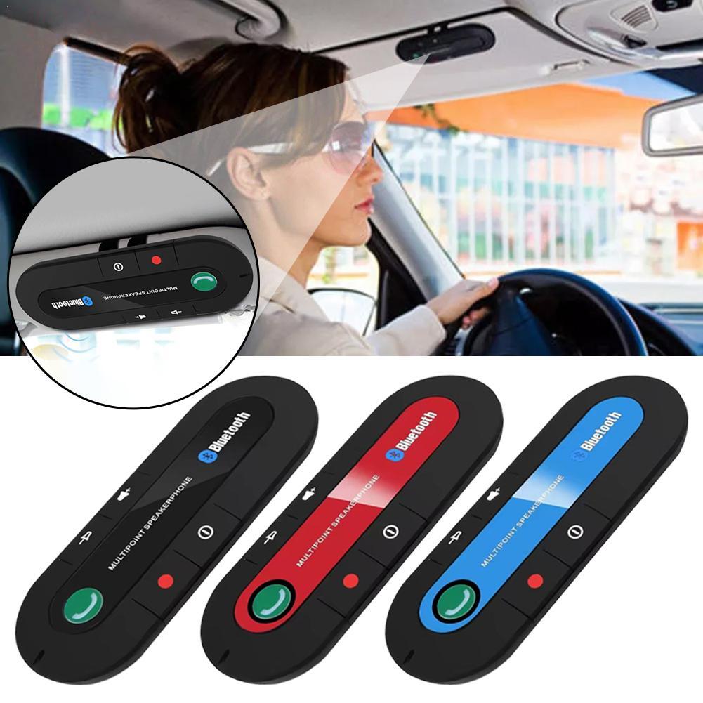 Sun Visor Car Bluetooth 4.1 Car Kit Handsfree Bluetooth Speakerphone Audio Mp3 Music Player Wireless Car Kit Speaker for Phone
