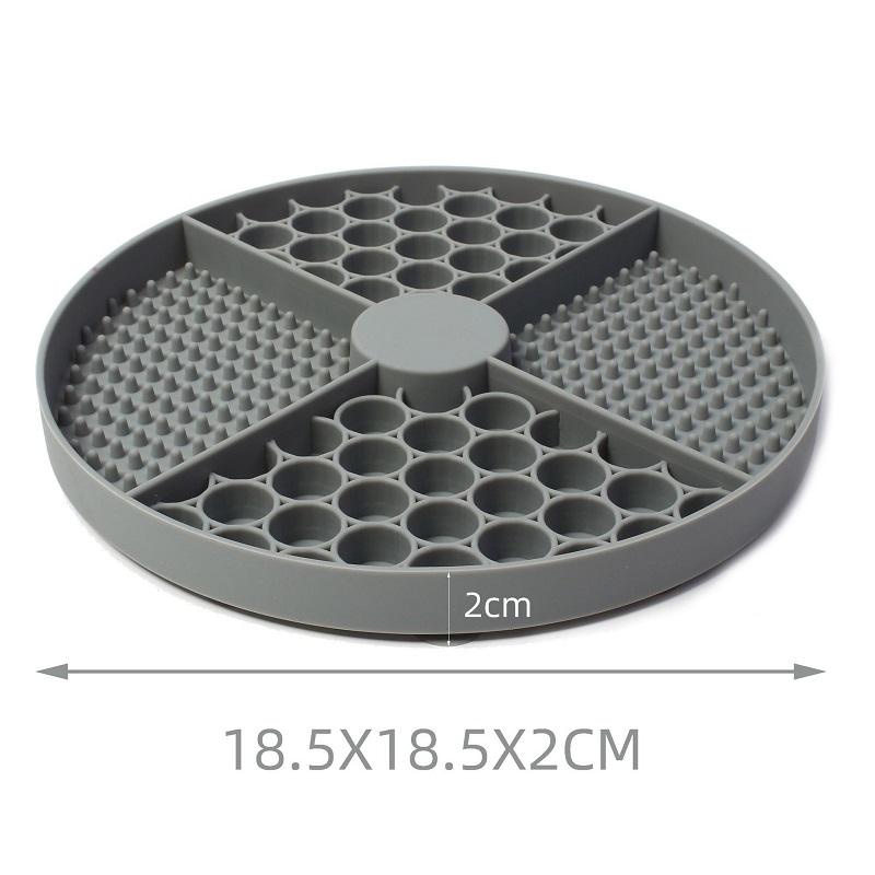 Pet Supplies Silicone Licking Mat Cat Slow Feeder with Suction Cup Slow Feeding Pad Dog Peeling Mat GCP02