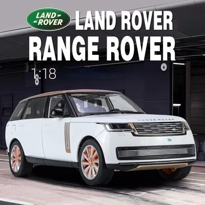 2024 m. Naujas 1/18 Land Range Rover SUV lydinio automobilio modelis Metalinis visureigio automobilio modelis Garso ir šviesos imitacija Vaikų žaislas Dovana