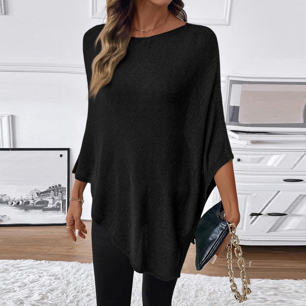 Damen Leichte Strand-Übergangsjacke Kurzarm Durchbrochen Lockerer Sitz Lässiges Sommer-Pullover-Top für Urlaub Reisen