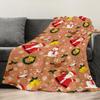 Weihnachten Kreative Überwurfdecke Flanelldruckdecke Superweich Kuschelig Sofadecke Nickerchen-Decke Wohndecke Perfektes Wohngeschenk für Sie