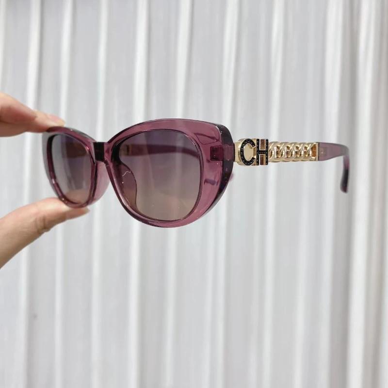 

2025 New Polarized Small Square Sunglasses Women Men Letter Fashion Sun Glasses Chain Hollow Glasses Ladies Gafas De Sol UV400 no case