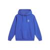 Li Ning Sports Lifestyle Serie Musterbedrucktes Kapuzen-Fleece Lockerer Pullover Sweatshirt Unisex-Sweatshirt Hellblau AWDT897-2