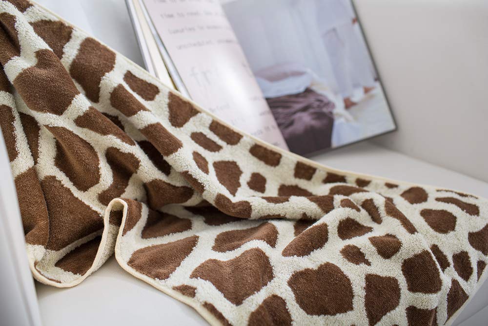 hug you bath animal giraffe print towel, print, (giraffe)