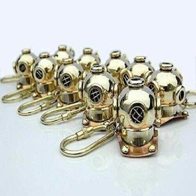 Messing HELM Schlüsselanhänger Sammlerstück Marine Schlüsselanhänger Lot von 10 Stück Geschenk
