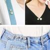 3Pcs/set Women Fashion Tightening Waistband Pin Brooches Metal Lapel Pin Brooch