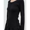 Anggae Scooped Neck Pullover Black