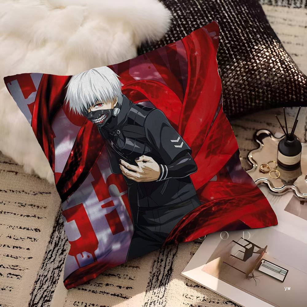 Manga T-Tokyo Ghoul Personalisiertes Bild Text Heimdeko Kissen Haushaltsgeschenke 45x45cm