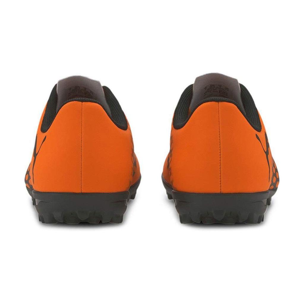 Puma Spirit 3 TT Jr Lace-Up Turf Low-Top Kids Soccer Shoes Kids sneaker Orange Black 106072-05