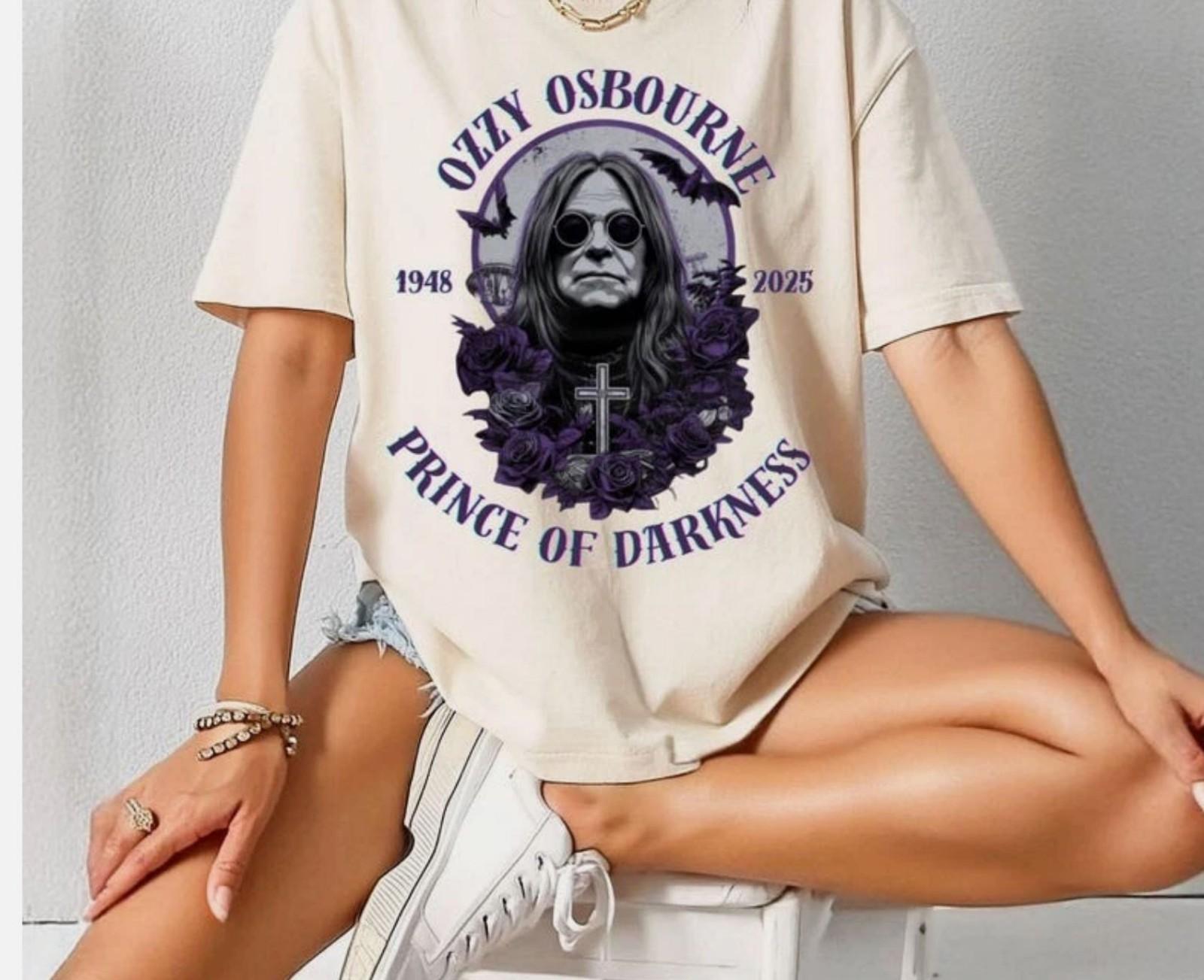 Ozzy Osbourne Shirt Prince Of Darkness Rip Ozzy Osbourne Tee Gift For Fan sa XL