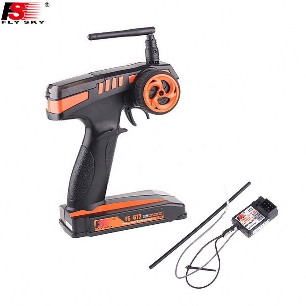 Flysky FS-GT2 FS GT2 2.4G 2CH Gun RC System Transmitter/Controller With 3 Channels Receiver for Rc Car