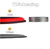 4PCS Carbon Fiber Color Universal Rubber Car Door Scuff Sill Cover Panel Step Protector Sport Style Bumper Corner Protector