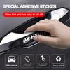 4Pcs Car Door Handle Stickers Tire Rear View Mirror Decals For Hyundai I30 Accent Creta Kona IX35 I40 Getz Sonata Elantra Veloster