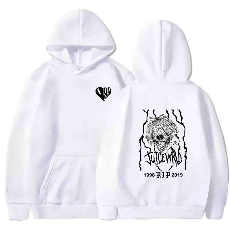 Jesień/Zima 2025 Nowa bluza dla par Juice WRLD do codziennego noszenia, Bluza Moda Ciepły top Y2k