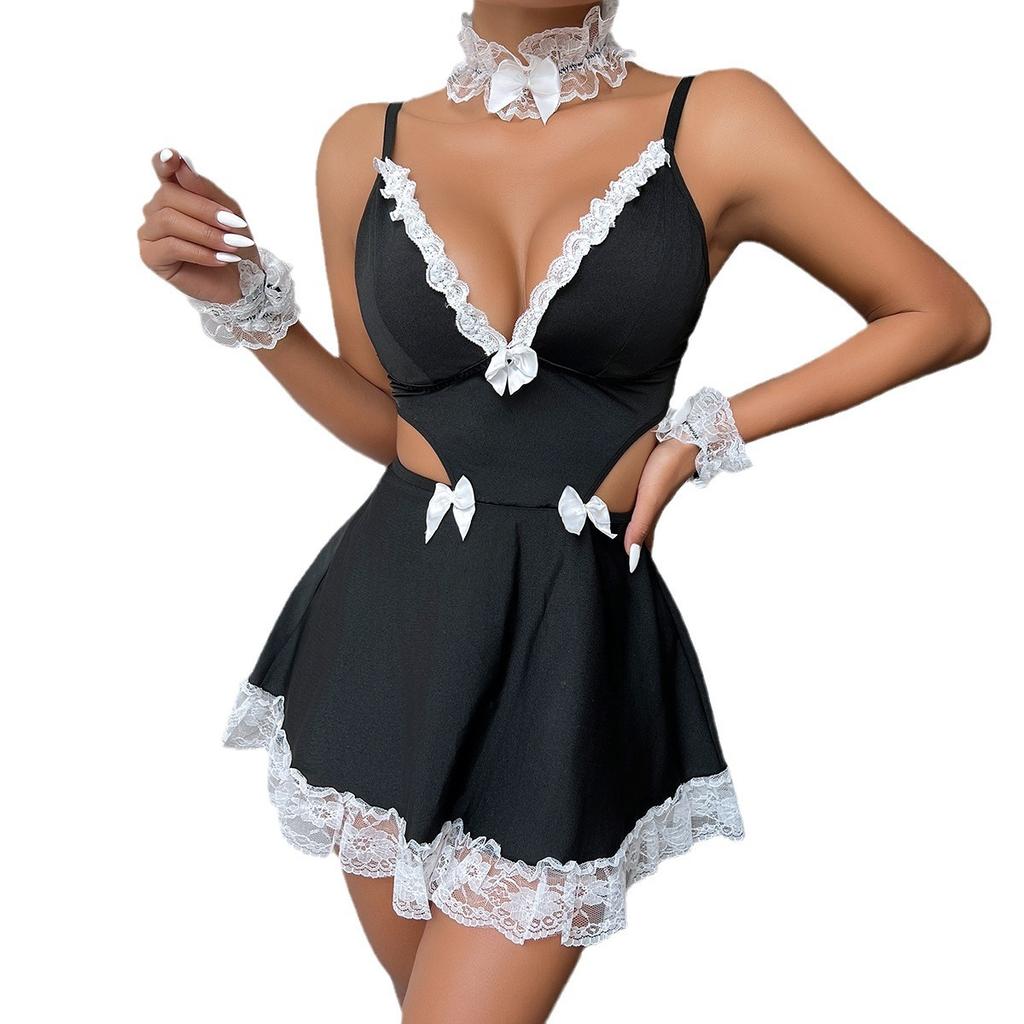 Sexy Lingerie Role Play Maid Costume