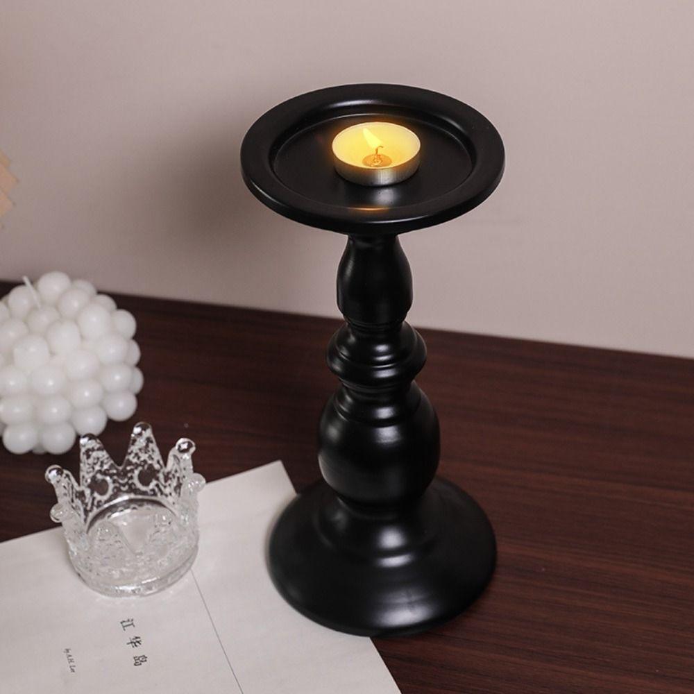 Retro Metal Candle Holders Iron Art Candle Stand Creative Candle Cup  Wedding Party Birthday