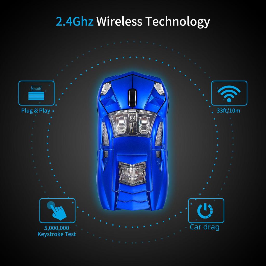 Creative Lamborghini Model Wireless Sports Car Mouse
