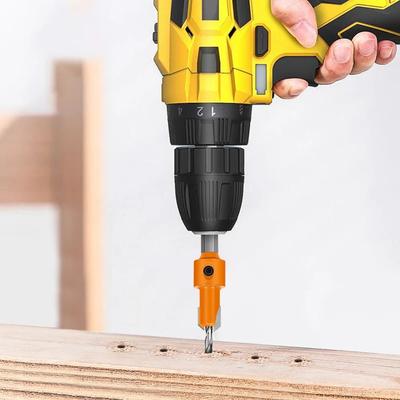 7 Pc Sets 2.5-3.5mm High Quality Hexagonal Shank HSS Countersink Woodworking Router Bit Set Milling Cutter Demolition Drill Bits
