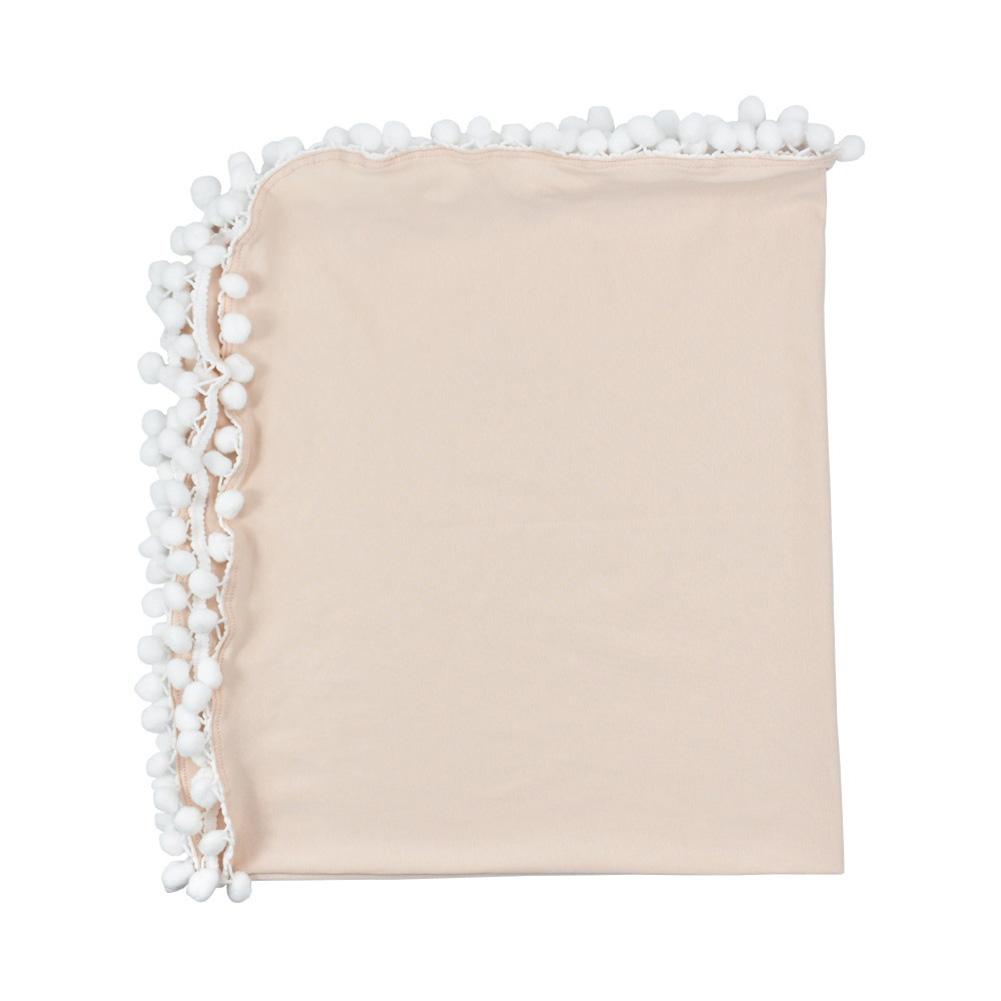 Newborns Photography Props Soft Blanket Velvet Ball Edge Swaddle Rug