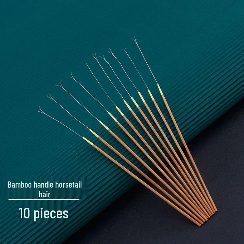 Professional Ear Cleaning Set: Silver Needle, Goose Feather, Chicken Feather, Horse Tail Ear Picks