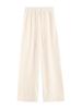 Knitted Wide Leg Pants for Women In Autumn and Winter Lazy Style High Waist Loose Straight Leg Soft Rice Floor Length Pants