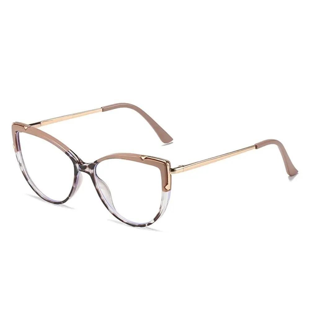 Vintage Cat Eye Anti-blue Ophthalmic Glasses for Women's Glasses Frame TR90 Computer Eyeglasses Female Perspective Glasses