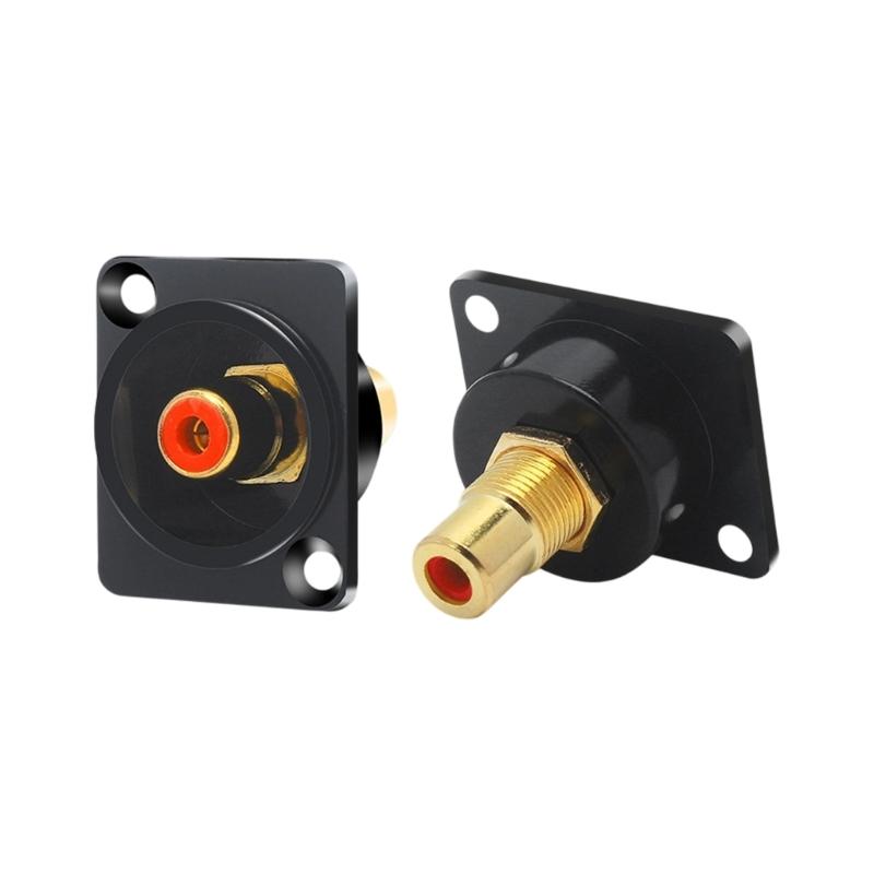 Alloy Female To Female Socket for Seamless Sound Video Connection In Home Theater Systems and Professional Setups
