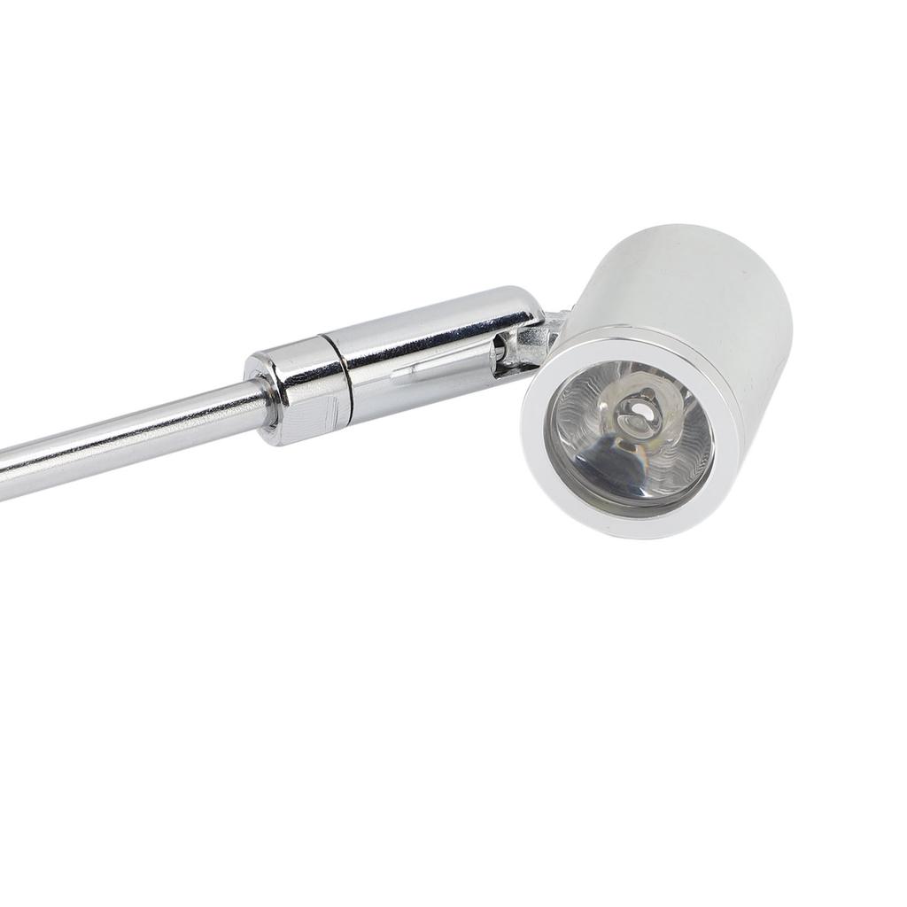 LED Spotlight Jewelry Showcases Display Lighting Fixture Standing Up Cabinet Spotlight Light for Indoor Display Cabinet Accent Electroplated Aluminum