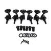 Set of 6 Guitar String Knobs Suitable for Acoustic and Electric Guitars Featuring Metal Designd and Easy Installation