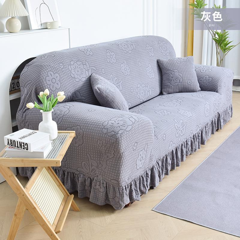 Old Fashioned Sofa Cover All Inclusive Universal Cover Thickened Four Seasons Universal Type One Two and Three Groups Anti Cat Scratch