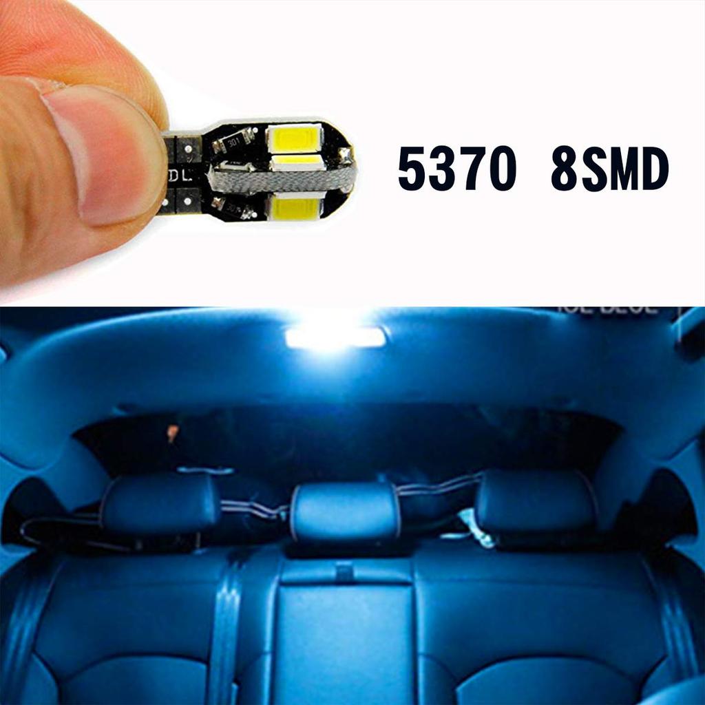 MDLUFY LED T10 Ice Blue Clearance Lamp W5W 168 194 5730 8SMD Car