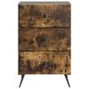 Nightstand Smoked Oak 43 x 41 x 66.5 cm Particleboard