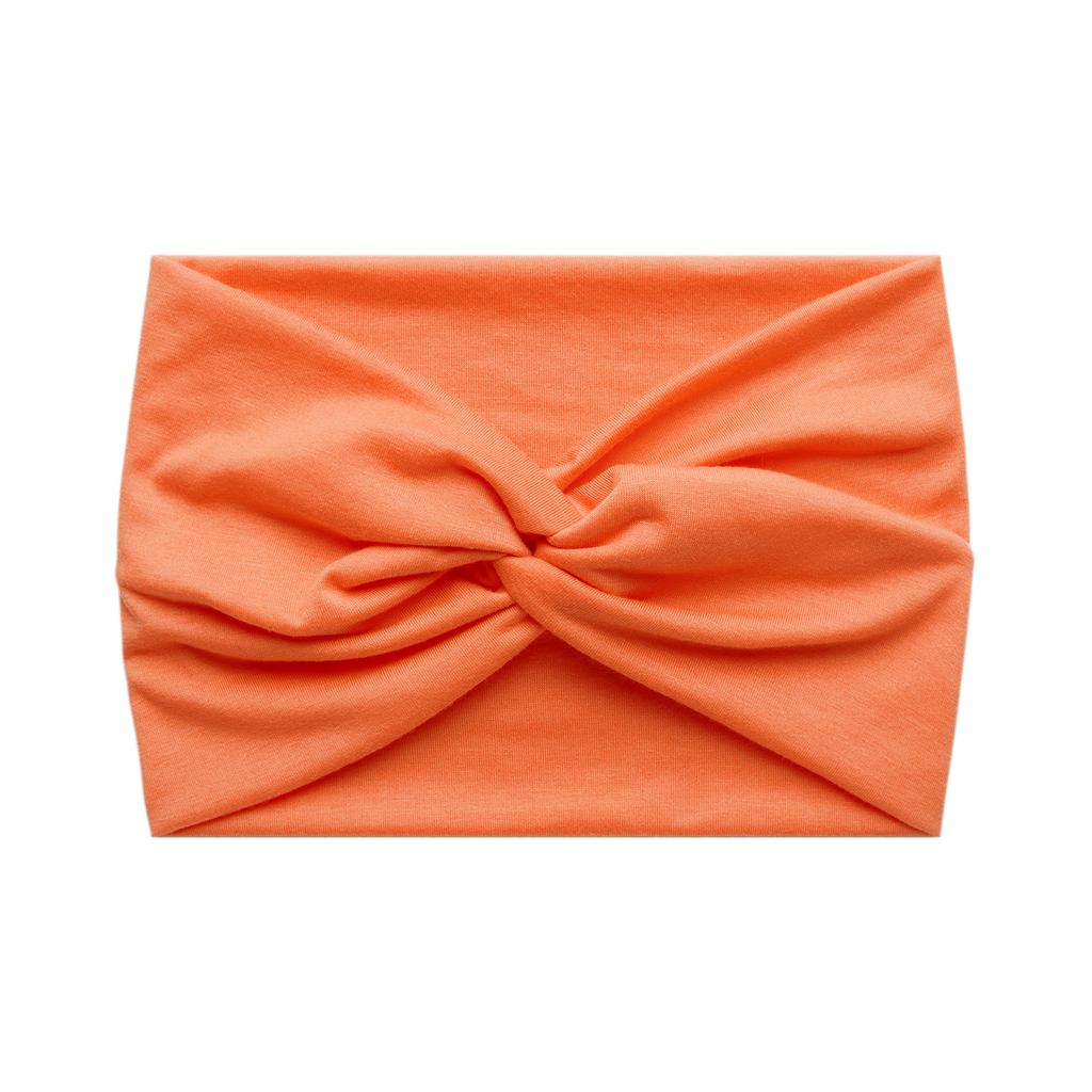 Faixa de Cabelo Esportiva Elástica Cruzada Cor Sólida Versão Larga 18cm Feminina Antiperspirante Absorvente de Suor Acessórios de Cabelo