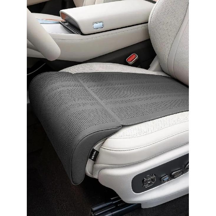 Cuscino di supporto per gambe telescopico integrato per auto può estendere il cuscino del sedile e il cuscino del sedile di supporto per gambe Cuscino del sedile in pelle Pana