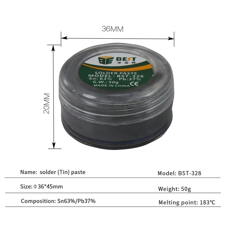 Buy BEST328 50g Soldering Paste Weld Flux Tin Solder Paste at