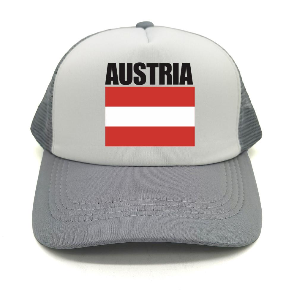 Cappellino da Baseball Bandiera Austriaca Fresco Estivo Unisex Rete Traspirante Cappello per Fan del Paese Cappellino Trucker Unisex Cappellini in Rete Traspirante per Esterno