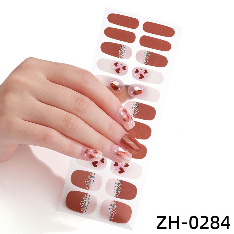 Imitations-Diamant Nagelkunst-Aufkleber Bronzierte Sterne 22 Nagellackfolie Nagelaufkleber